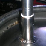 Stainles Keg Turned into a Wine Container