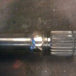 Weld new head into Shaft. 