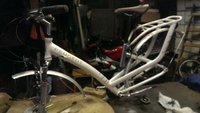 Remove Down tube and replace with larger one.